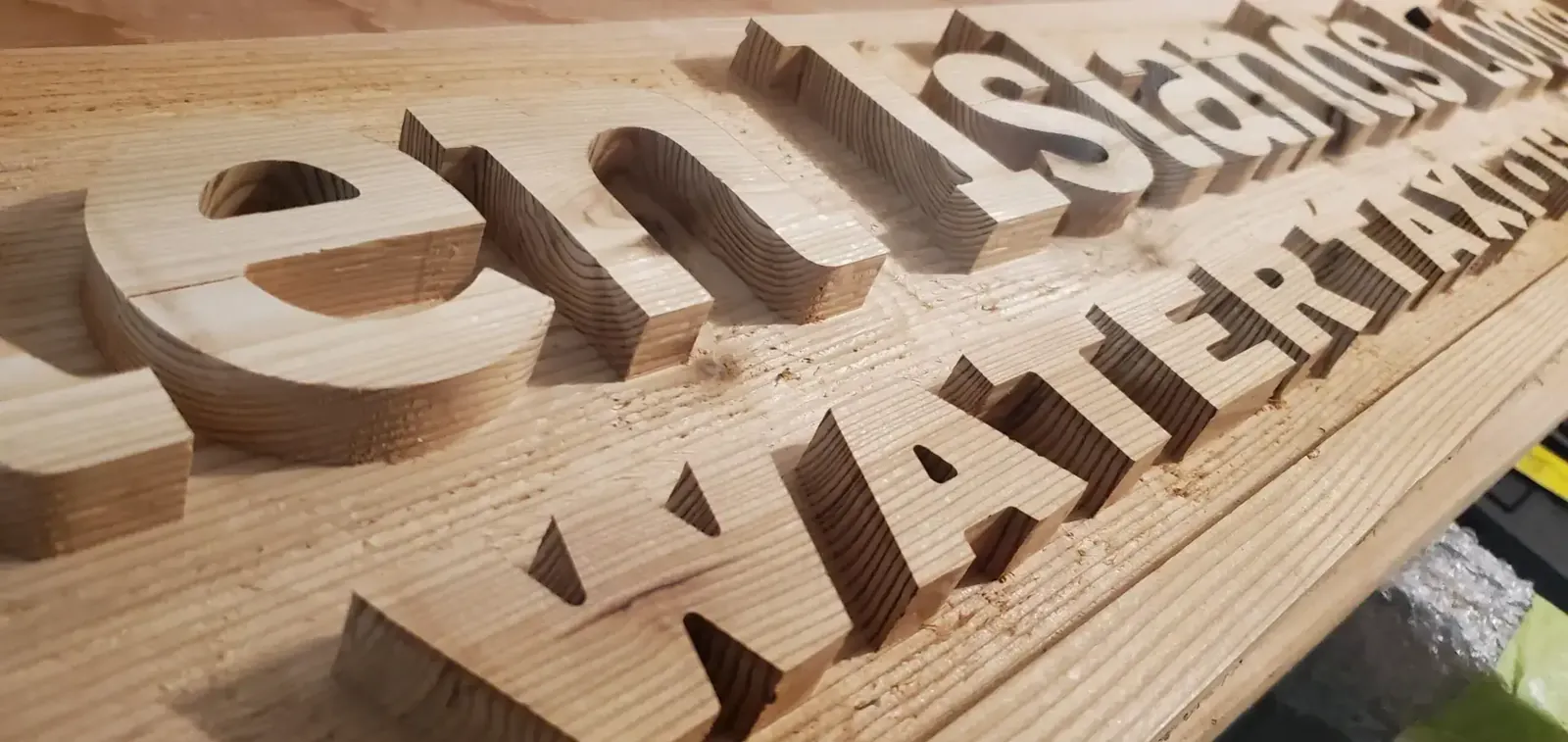 Dimensional Wood Signs