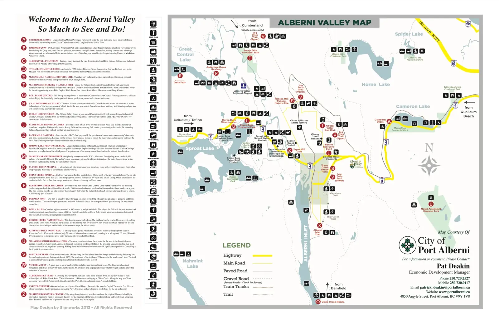 City of Port Alberni map