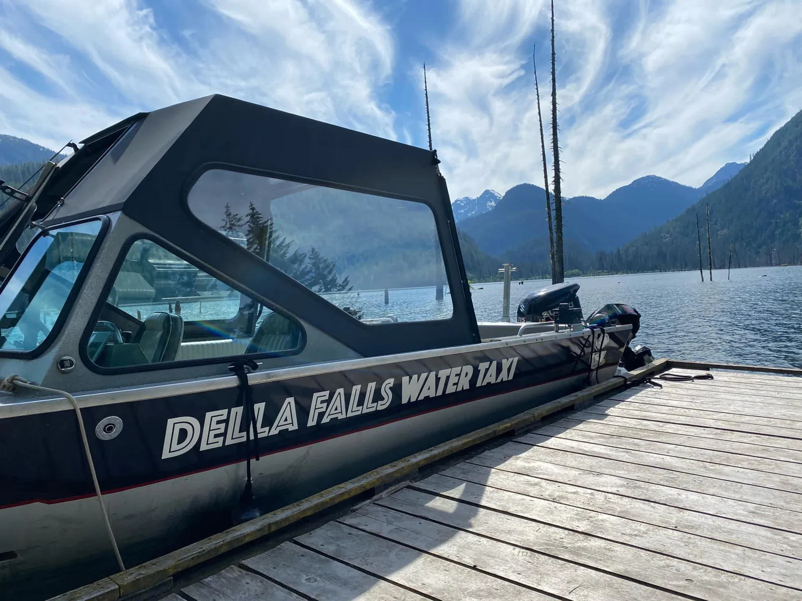 Della Falls Water Taxi Boat Decals & Wrap