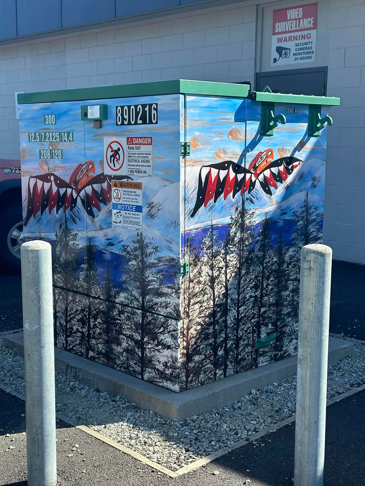 Utility box wrap