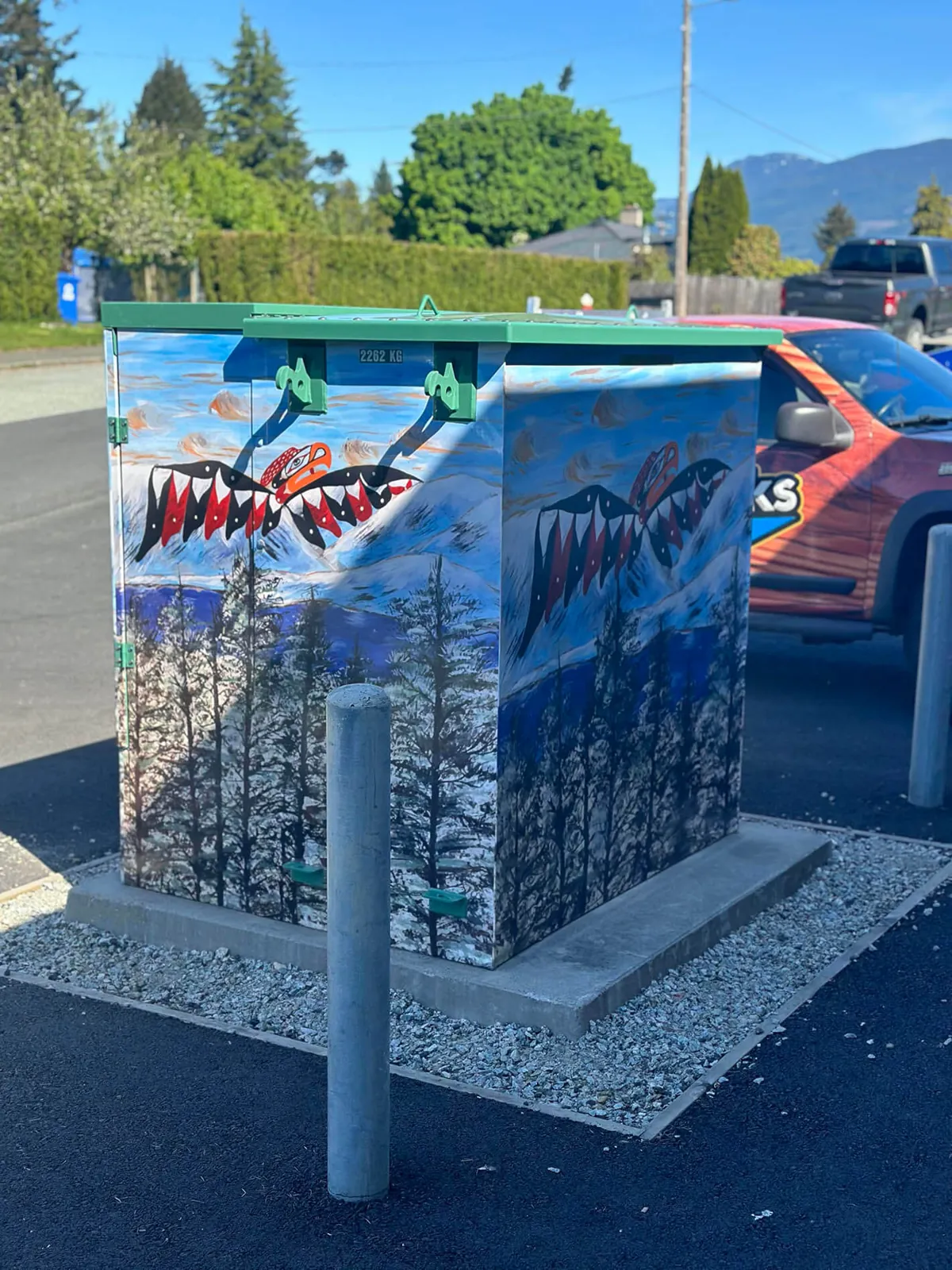 Utility box wrap