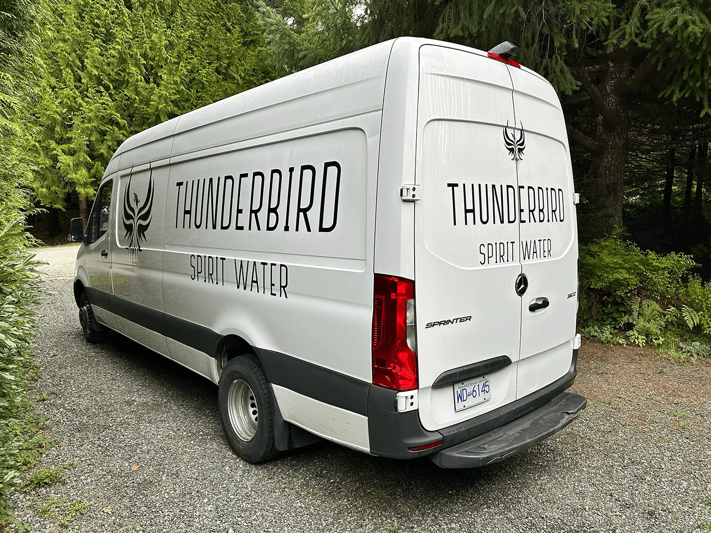 Thunderbird Spirit Water - Van Graphics