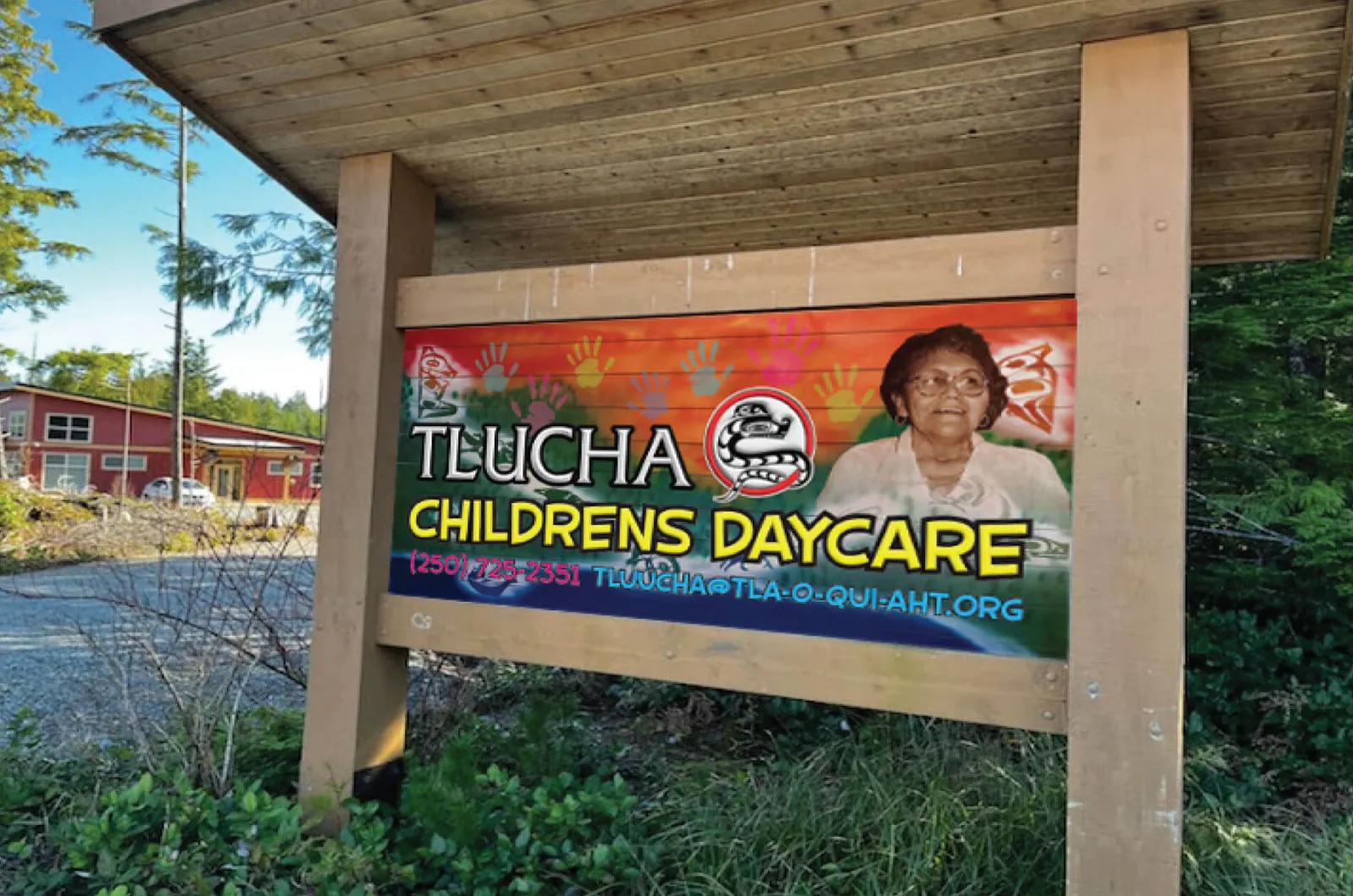 Custom-cut metal sign